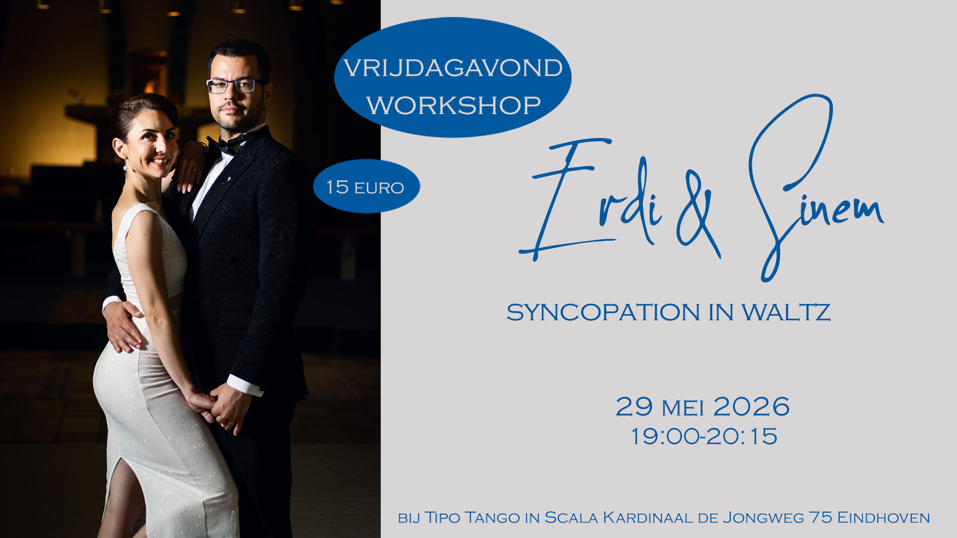 Vrijdagavond workshop met Tangoceano (Erdi&Sinem)