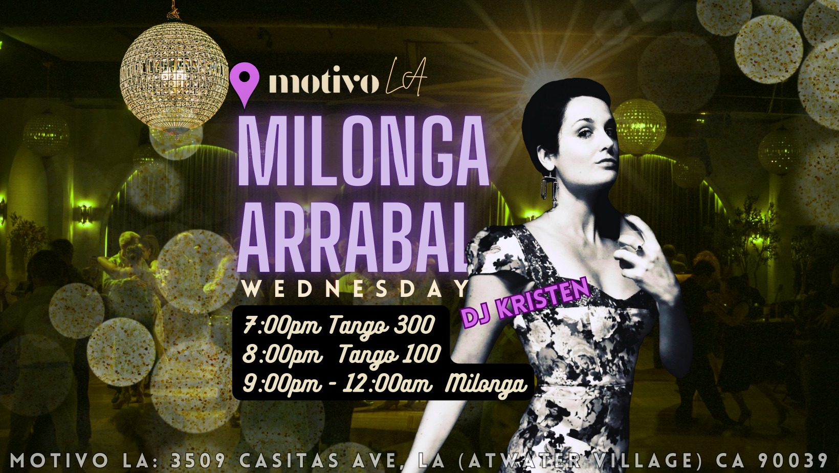 Milonga Arrabal w DJ Kristen