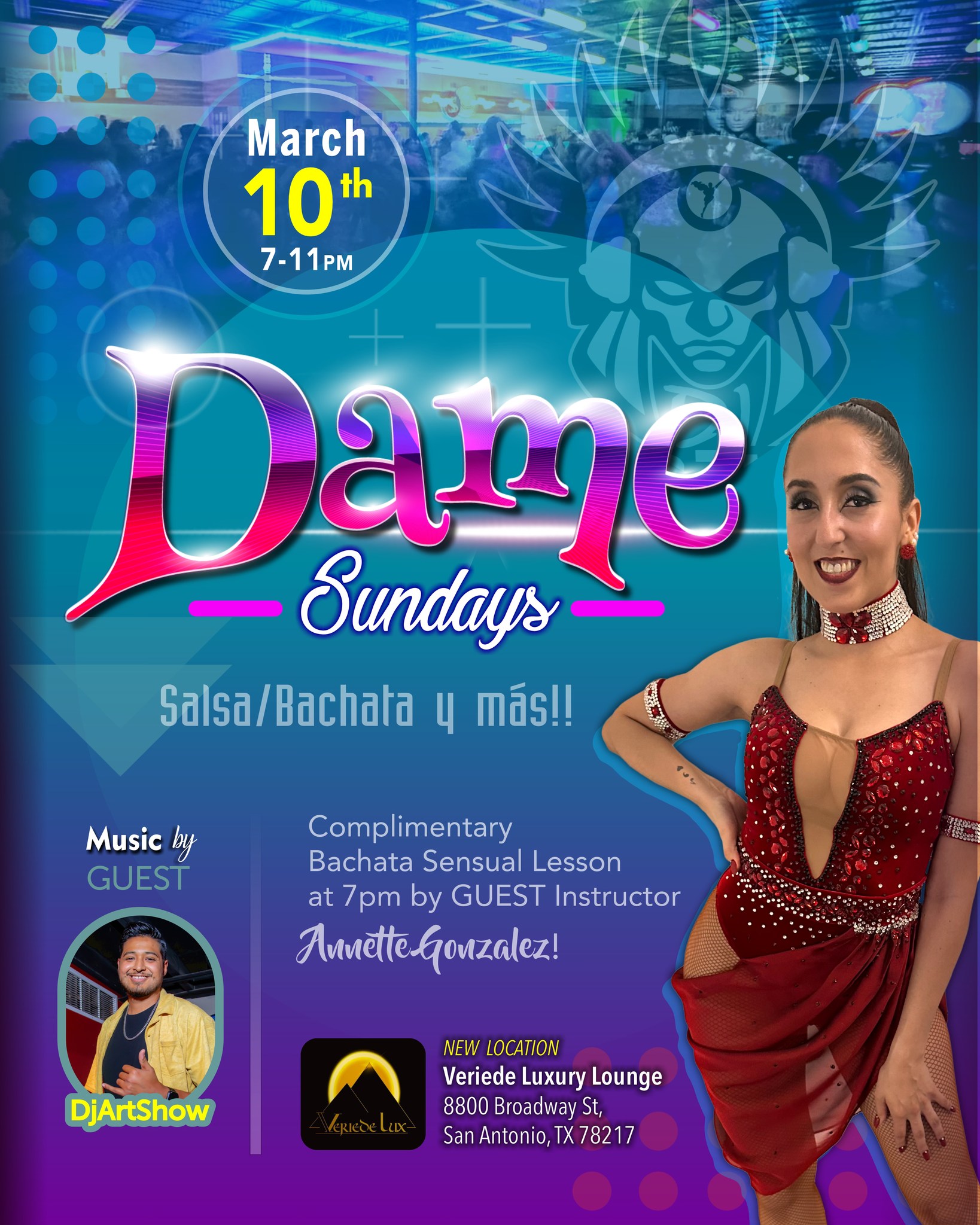 DAME Sundays - Salsa & Bachata Latin Evening-
