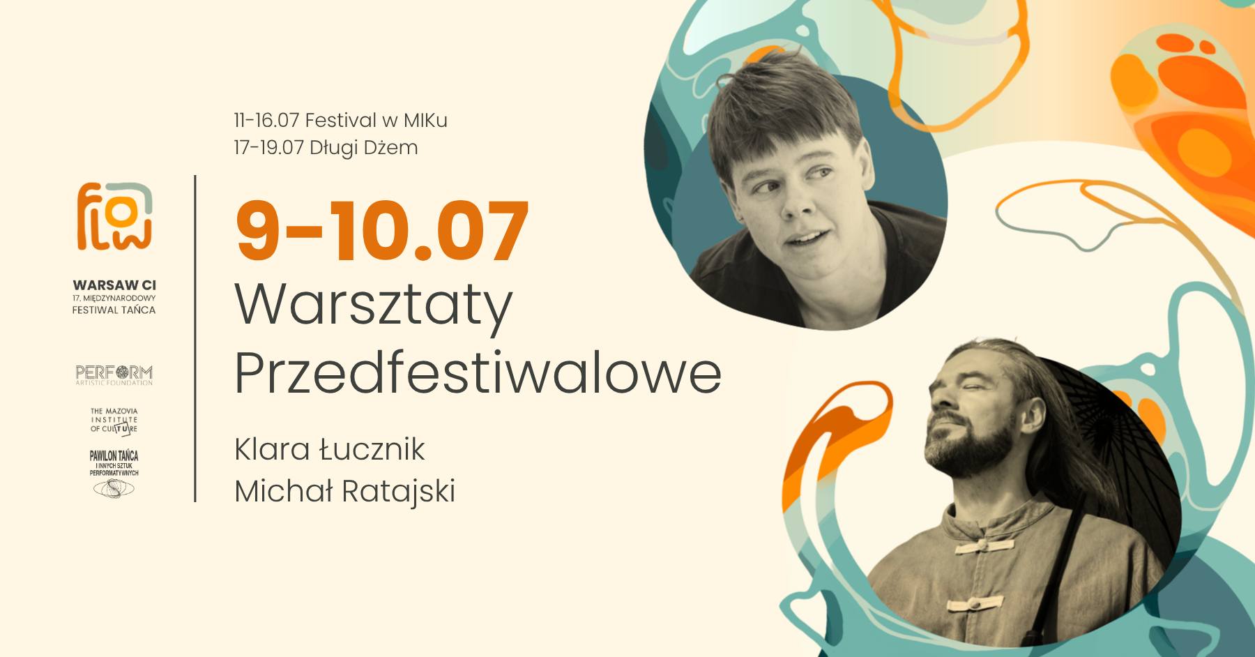 17th International Dance Festival Warsaw CI FLOW 2026 🌊 🌊 🌊