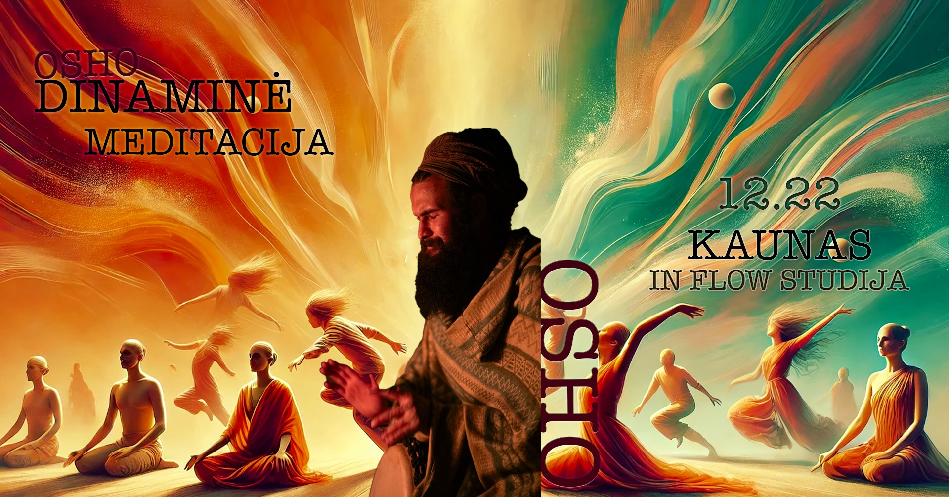 OSHO DINAMINĖ MEDITACIJA + ECSTATIC DANCE