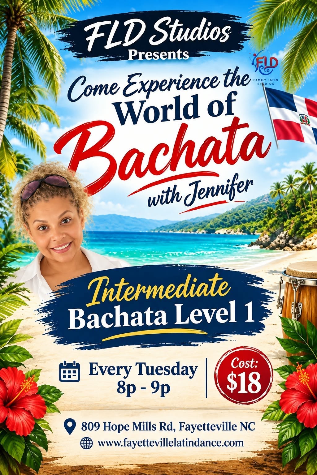 Come Experience the World of Bachata (Intermediate)