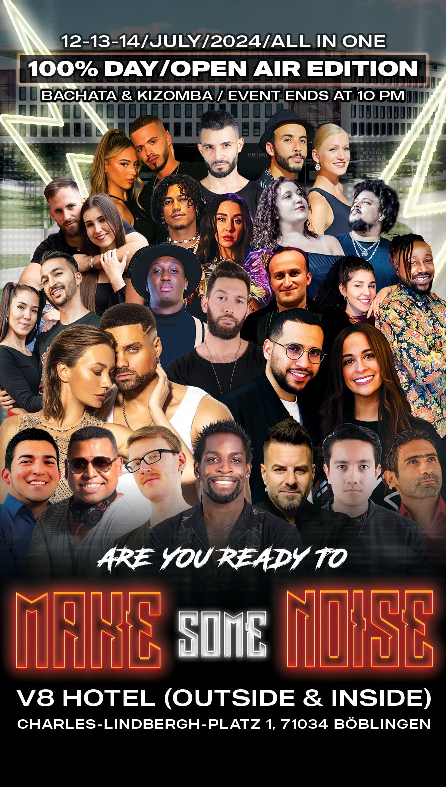 ⚡ Make Some Noise - INDOOR EDITION All in one V8 Hotel