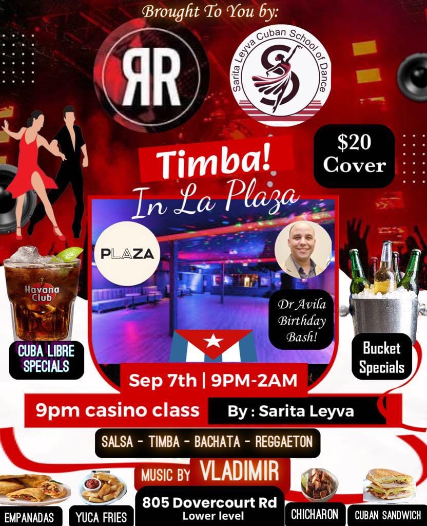 Salsa con Timba @"La Plaza Bar" Dovercourt House