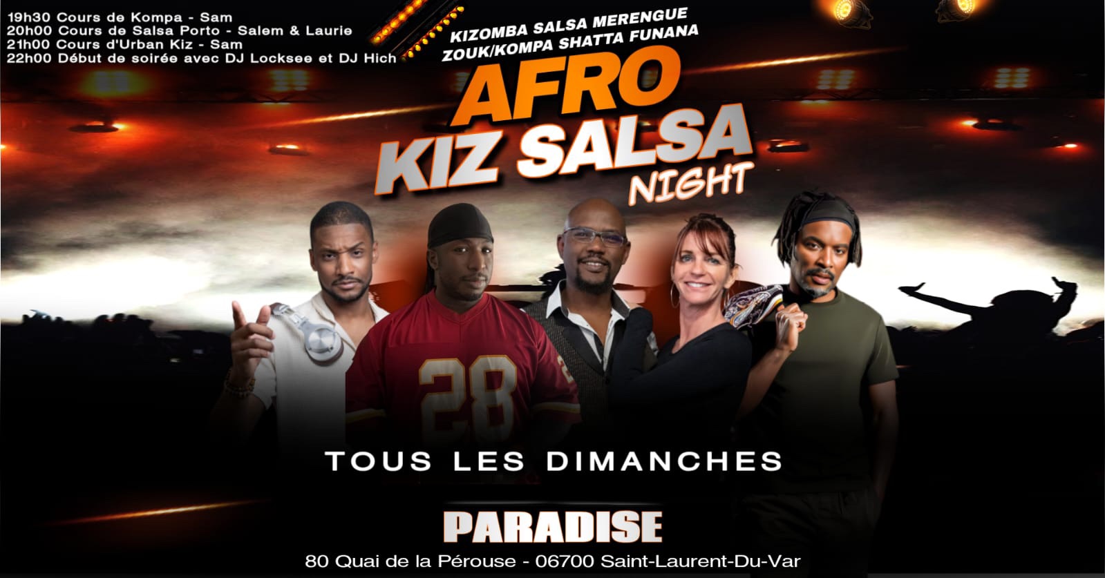 Afro Kiz'n Salsa Night au Paradise