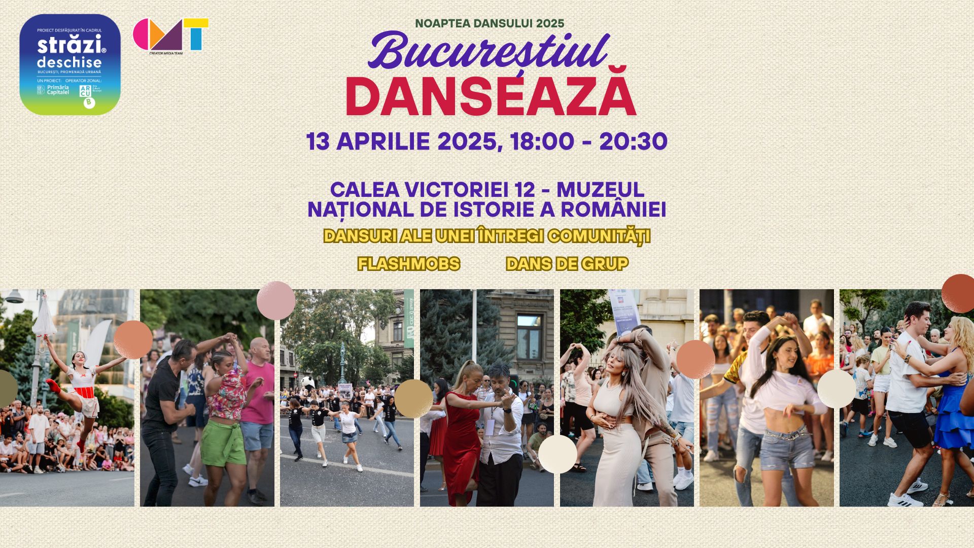 ๐๐จ๐๐ฉ๐ญ๐๐ ๐๐๐ง๐ฌ๐ฎ๐ฅ๐ฎ๐ข. Bucurestiul Danseaza in strada. ๐๐ป๐บ๐ป๐, Editia #3