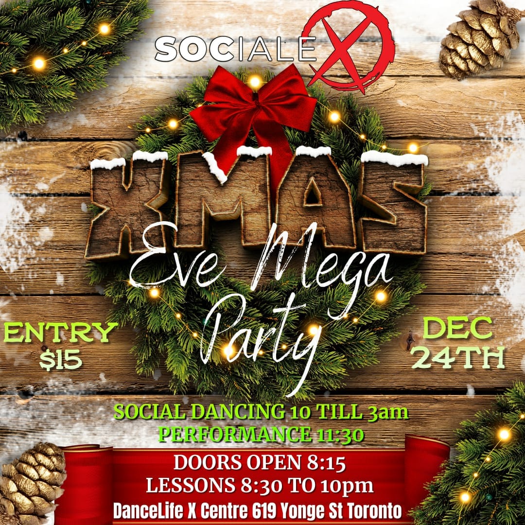 XMAS EVE SOCIALE β MEGA DANCE PARTY