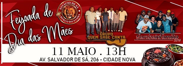 Feijoada de dia das mães na Estácio de Sá