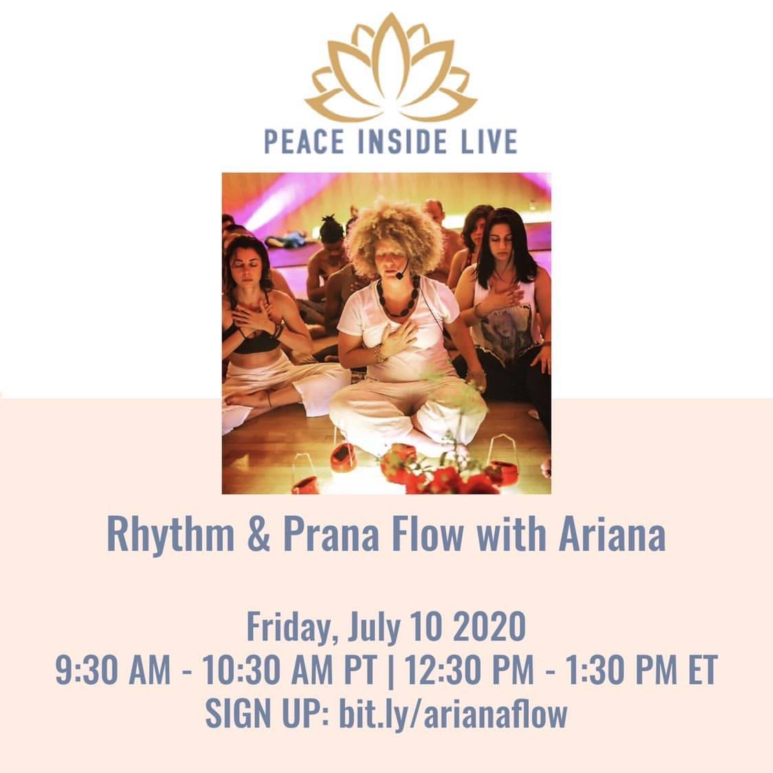 Virtual Rhythm & Prana Flow with Ariana Bates
