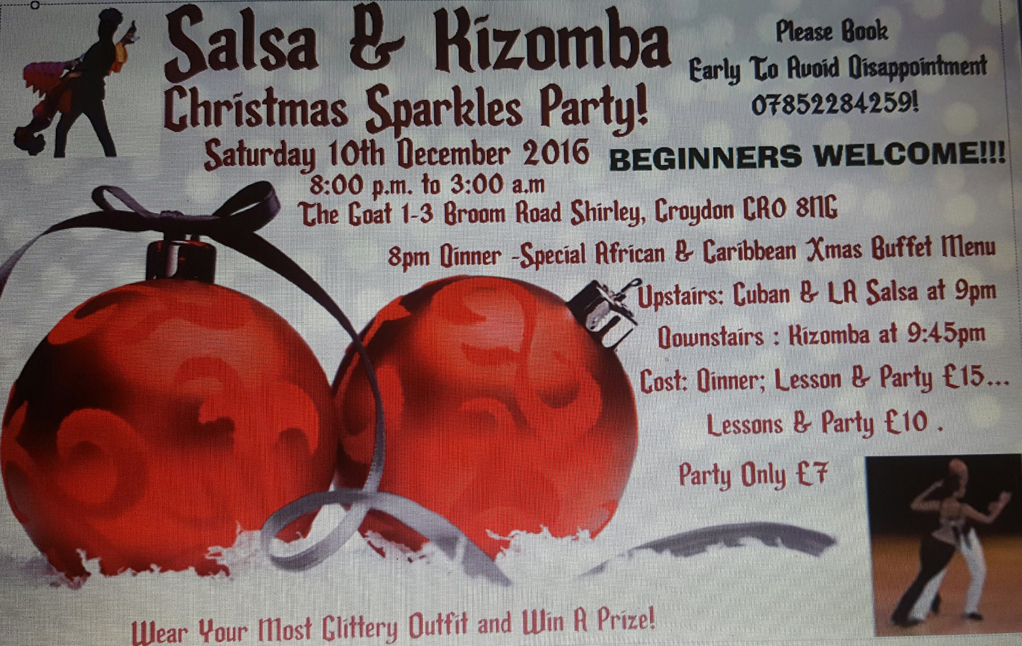 Salsa & Kizomba Christmas Sparkles Party!