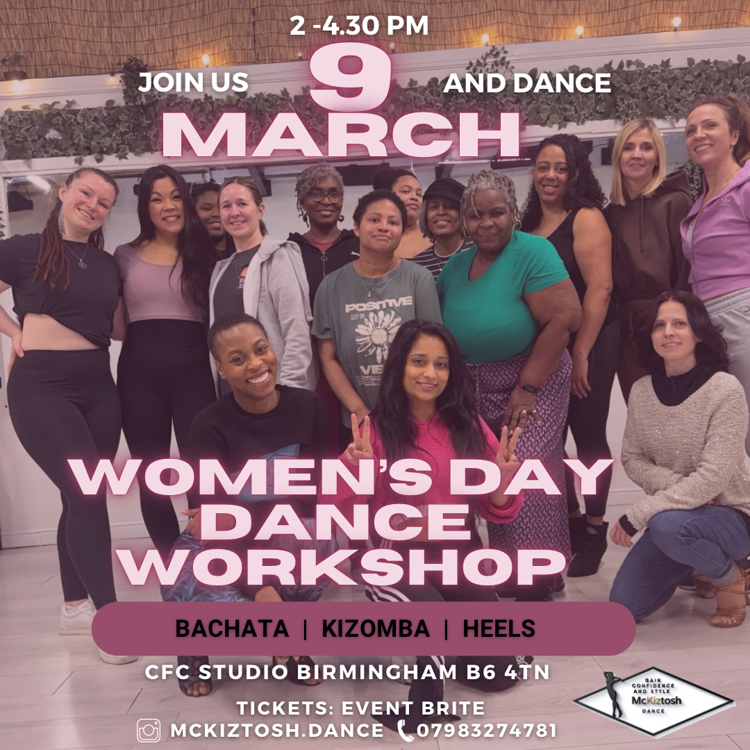 Women's Day Dance Movement Workshop - Bachata Kizomba Heels