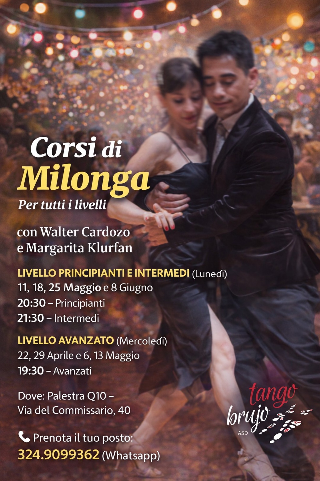 Corsi di Milonga per tutti i livelli