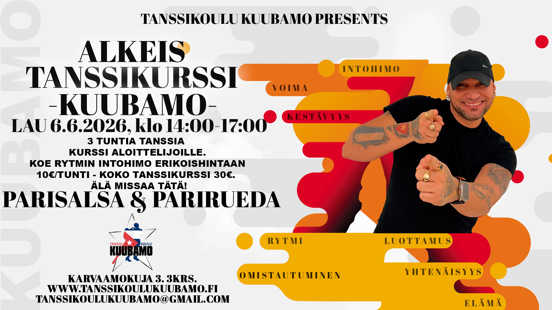 Alkeis Tanssikurssi Kuubamossa