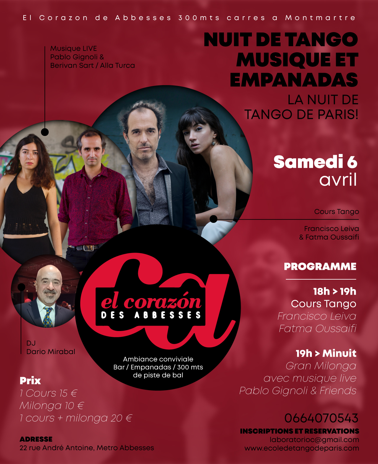 EL Corazon des Abbesses. C'est la FÊTE!