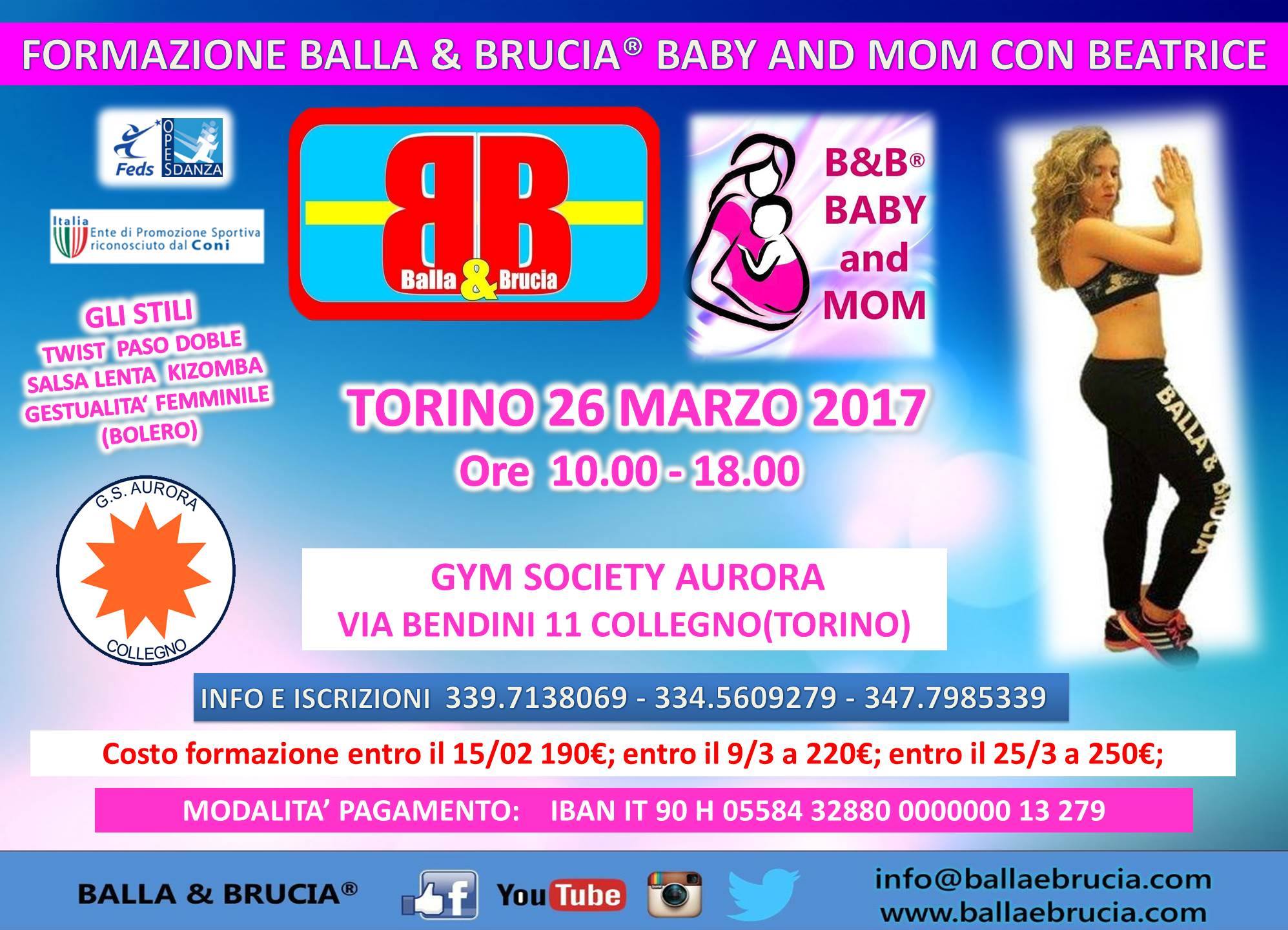 Torino Formazione Insegnanti Balla&brucia® Baby and Mom Con Bea
