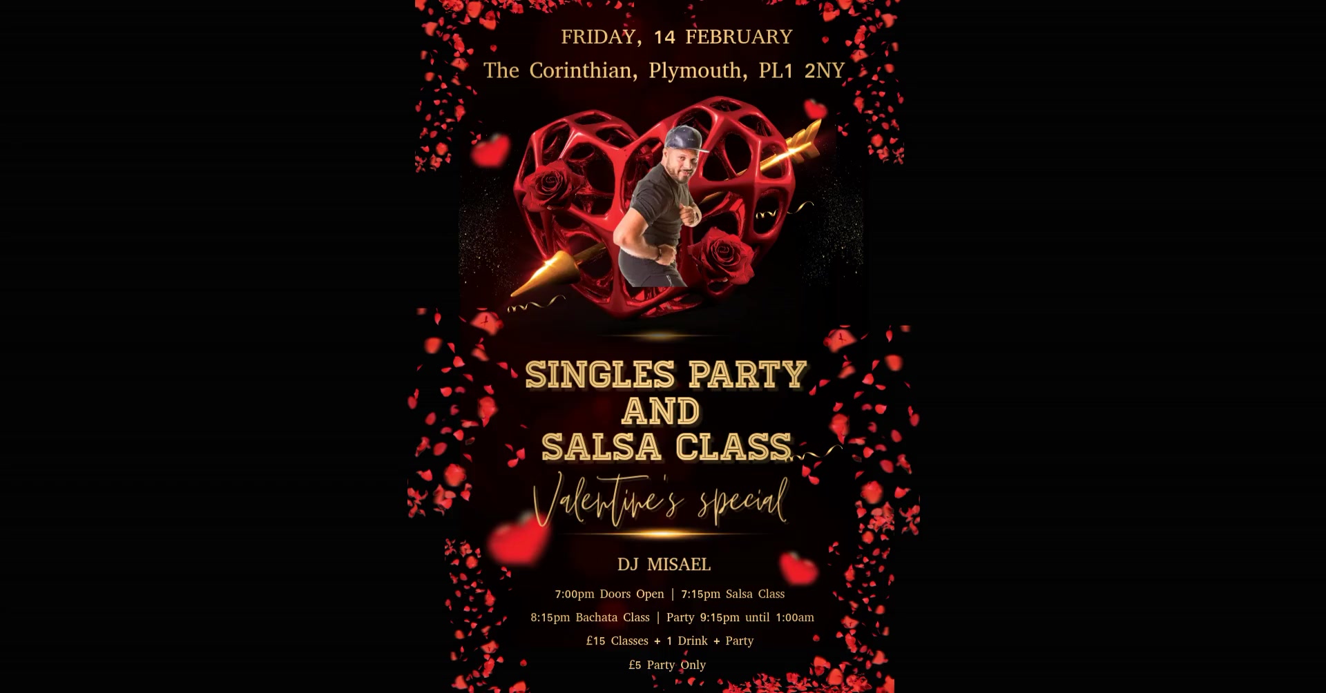Singles Valentine’s Party & Salsa Class