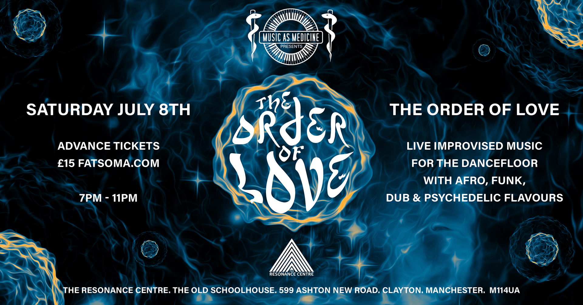 Music As Medicine Presents The Order of Love - Live Improvised Music & Dance - MCR
