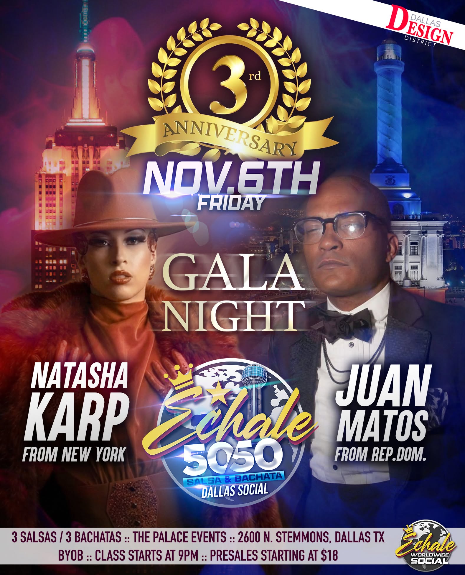 Echale Dallas Social 3yr Anniversary