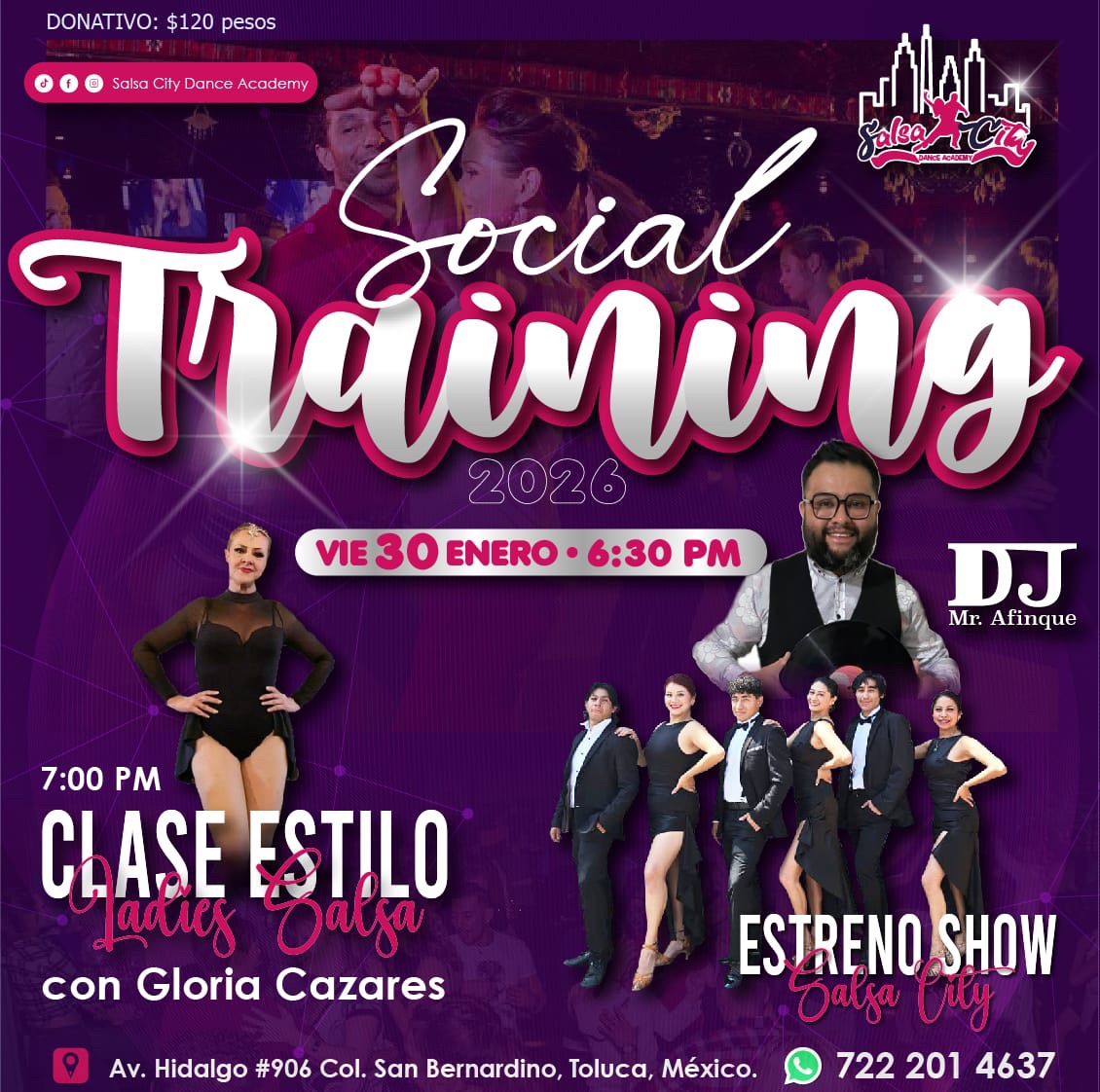 Social Training Salsa City - Toluca