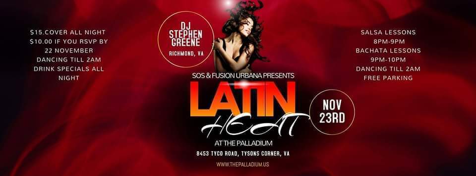 Latin Heat at the Palladium a SOS and Fusion Urbana Collabo