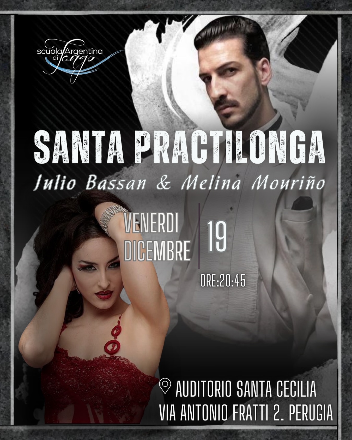 Santa Practilonga con Julio Bassan e Melina Mouriño