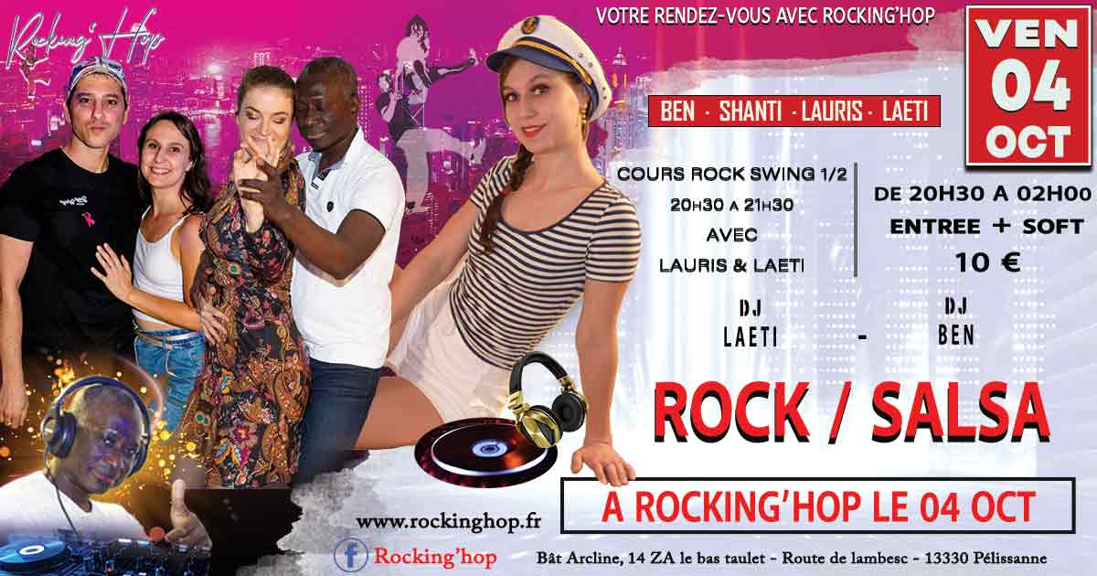 Soirée Rock - Salsa vendredi 4 octobre