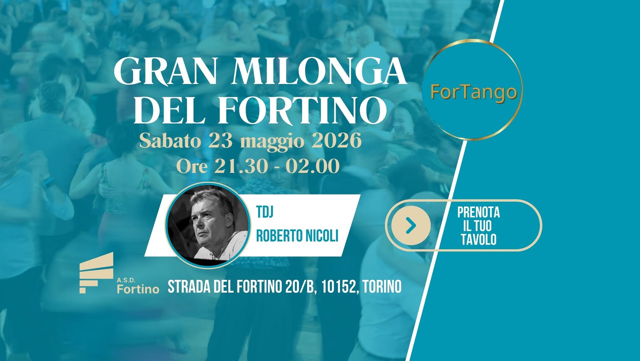 Gran Milonga Del Fortino, Tdj Roberto Nicoli
