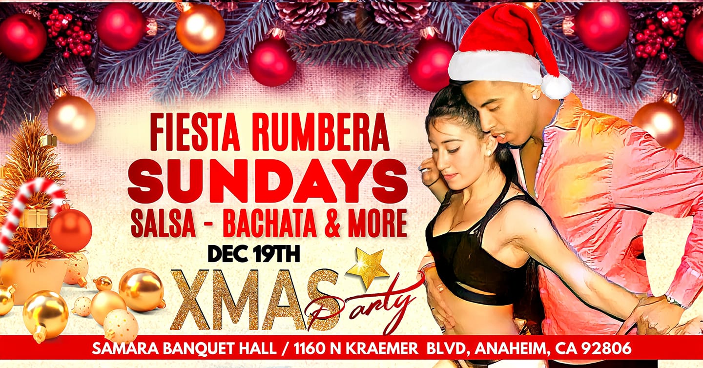 FIESTA RUMBERA SUNDAYS XMAS PARTY