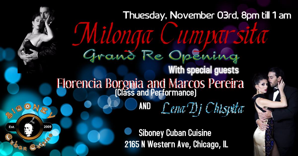 Milonga Cumparsita Grand Re Opening