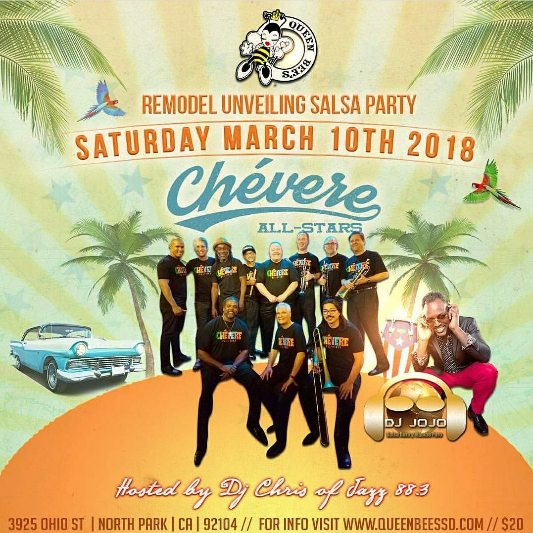 SALSA SATURDAY NIGHT LIVE AT QUEEN BEES !!