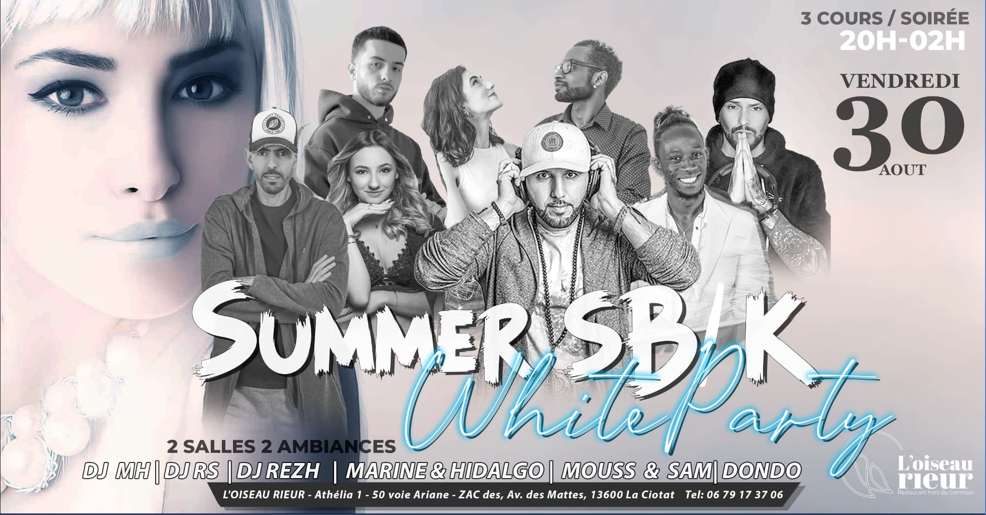 SUMMER WHITE AFROLATINO SB K (BACHATA & SALSA SALLE CLIM KIZ EN PLEN AIR)