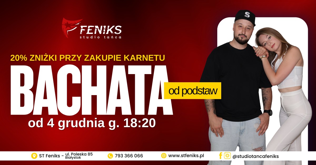 💥BACHATA💥 od podstaw🆕 20% zniżki