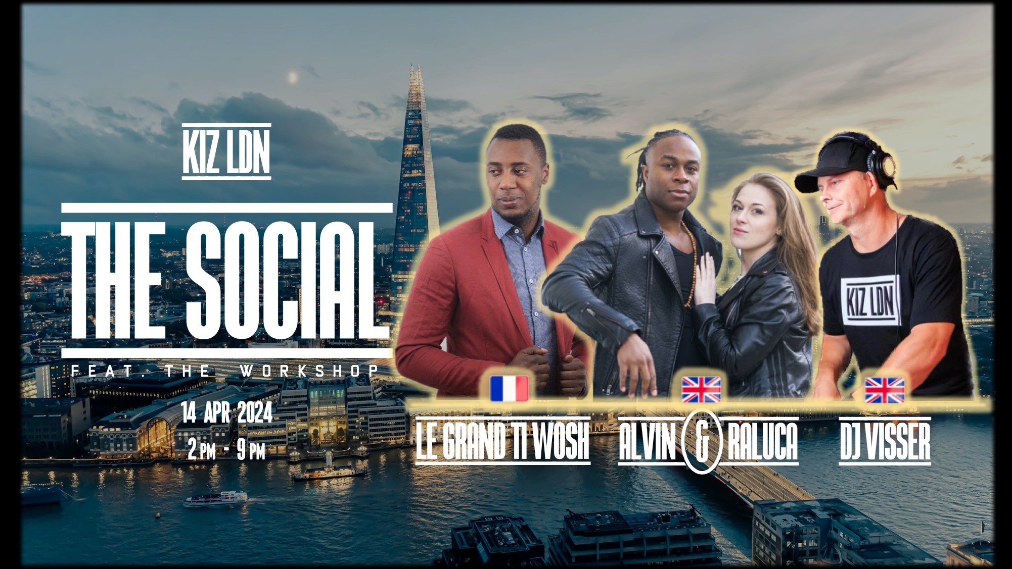 KIZ LDN: THE SOCIAL FEAT. THE WORKSHOP