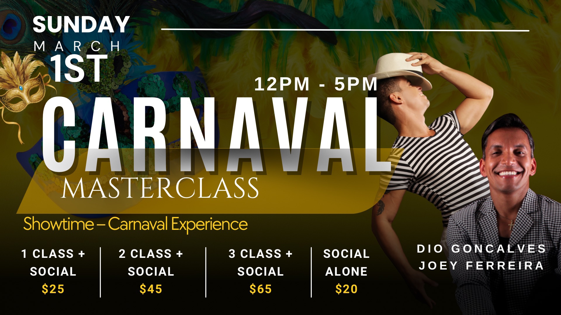 Carnaval Masterclass + Brazilian Party