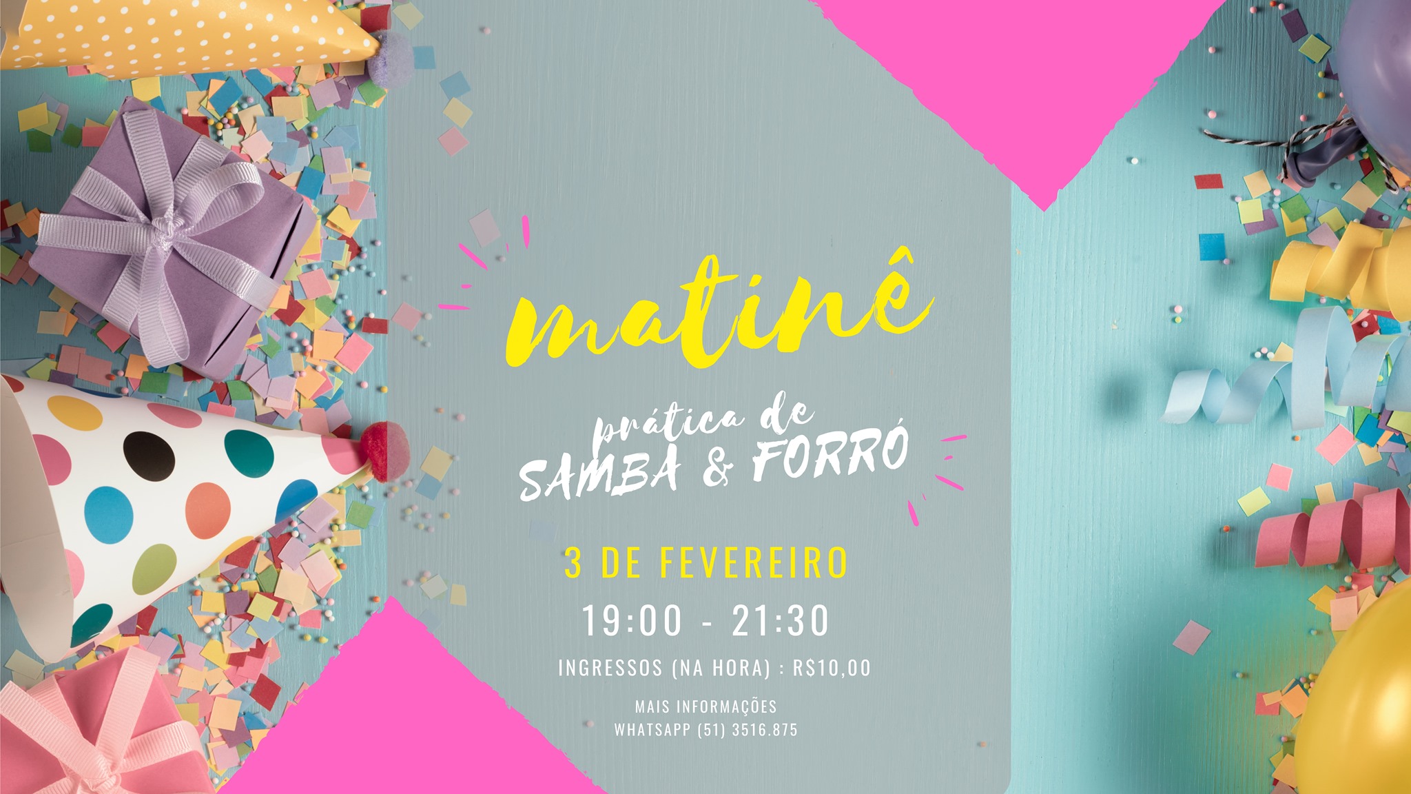 Prática de Samba & Forró - Matinê