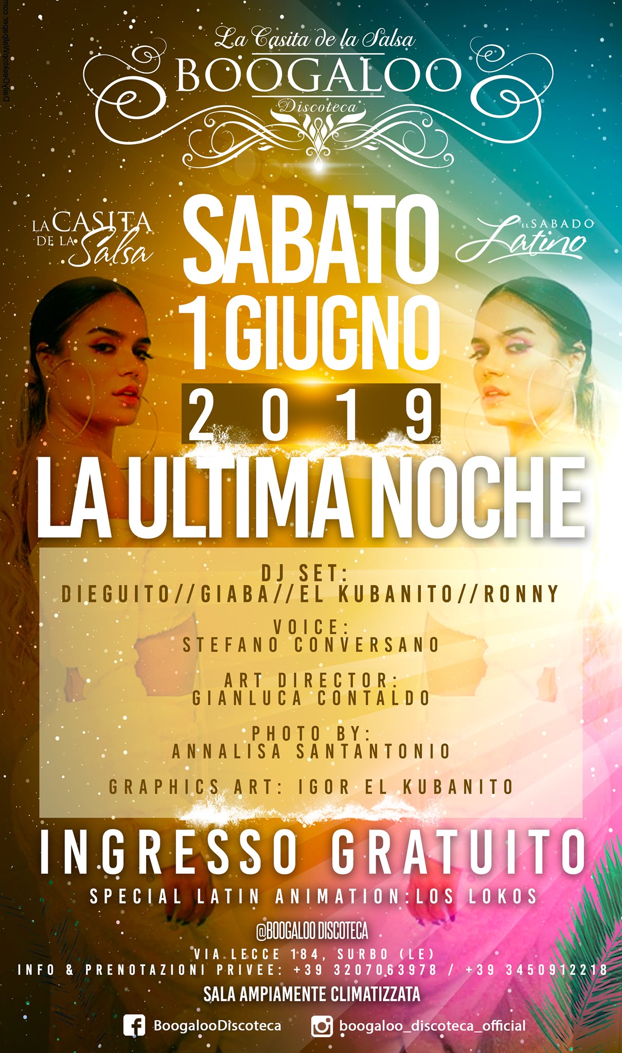 Boogaloo "El Sabado Latino" 1 Giugno 2019