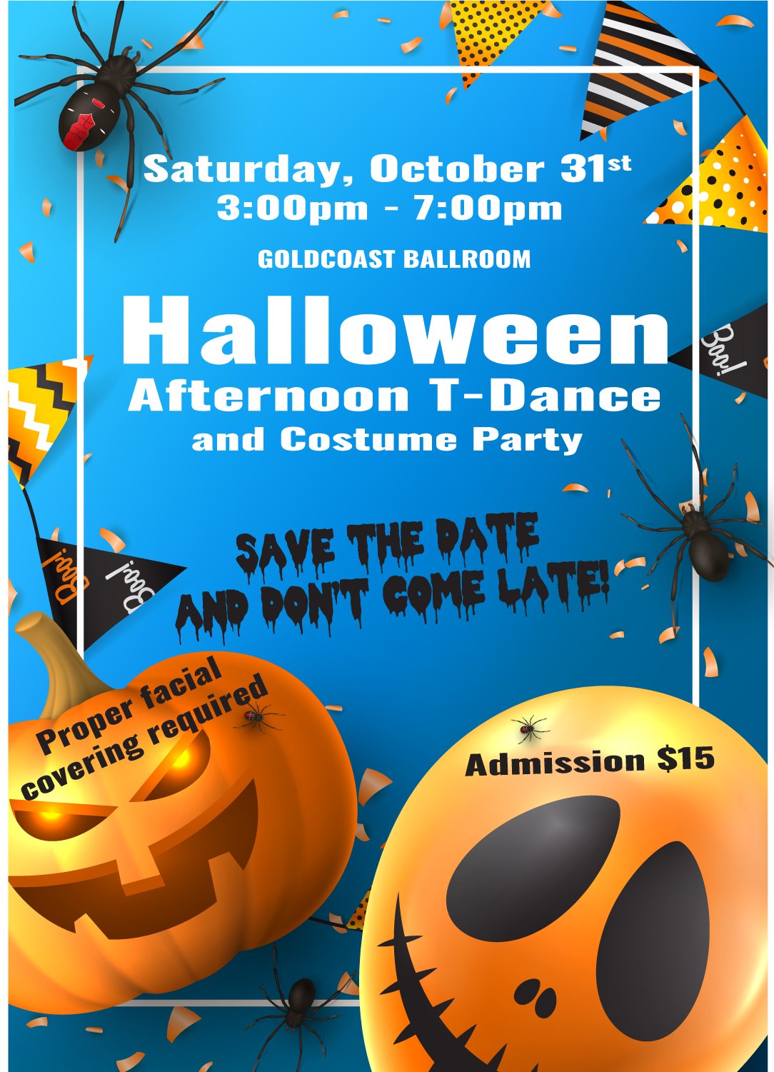 Halloween Afternoon T-Dance and Costume Party