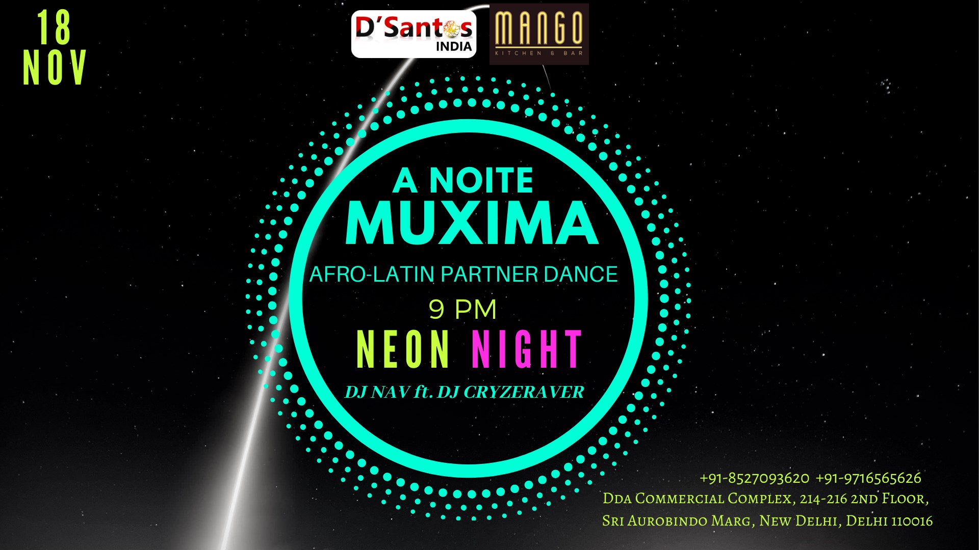 A Noite Muxima-Afrolatin partner dance night
