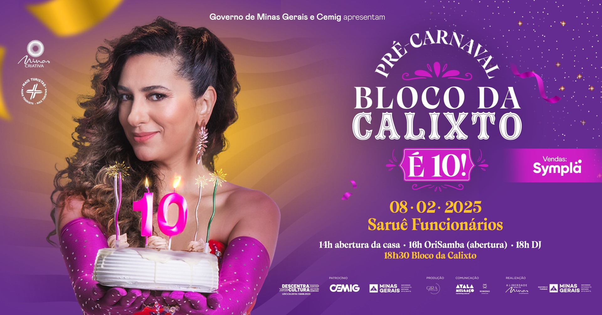 Pré-carnaval Bloco da Calixto é 10!