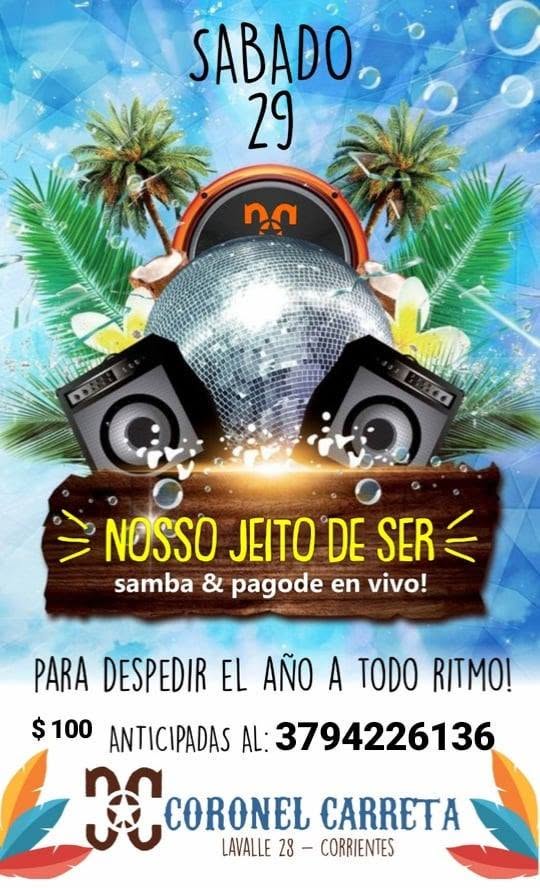 Jeito de Ser en Coronel Carreta Sab 29 Dic