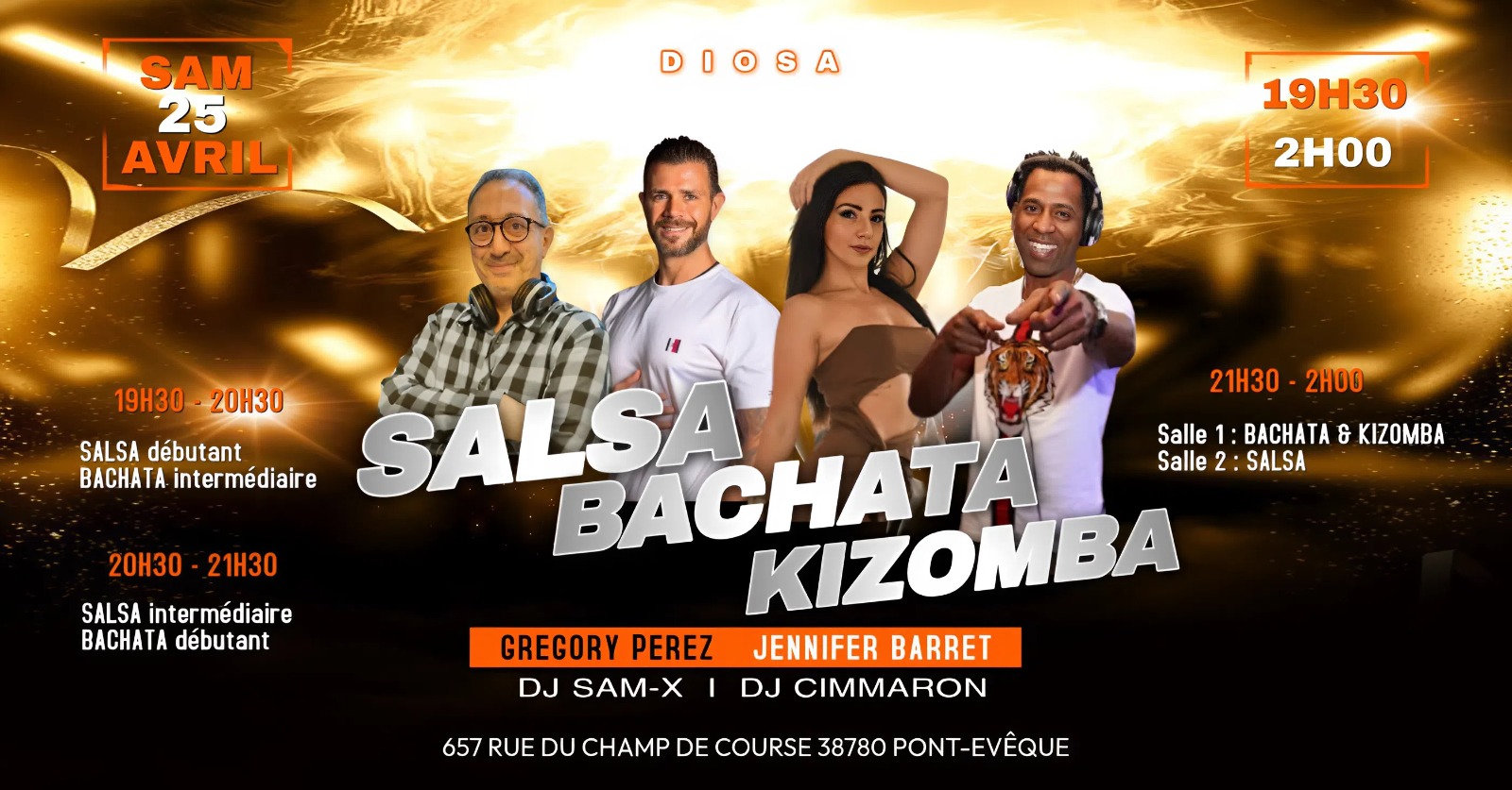 SOIRÉE SBK - SAMEDI 25 AVRIL - DIOSA