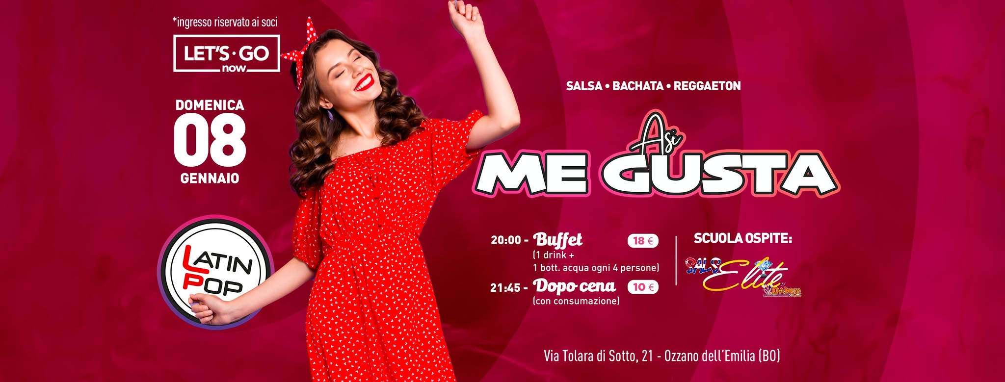 Asi Me Gusta β¦ LATIN POP β¦ tutte le Domeniche