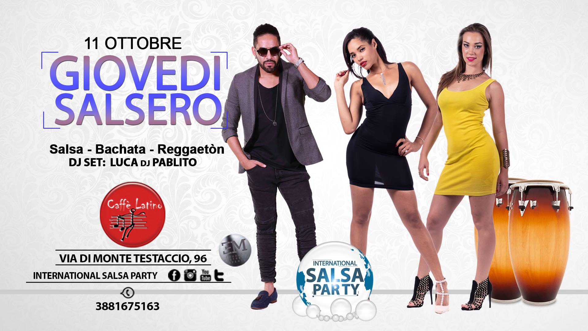 Giovedì Salsero Testaccio Caffè Latino di Roma - Salsa&Bachata