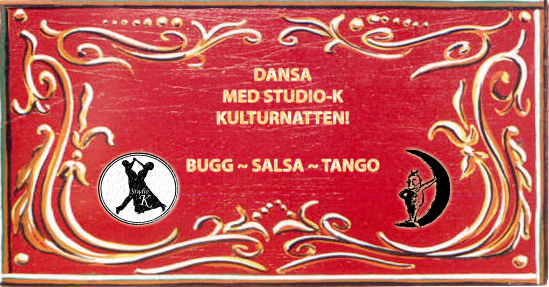 Dansa bugg, salsa, tango på Kulturnatten
