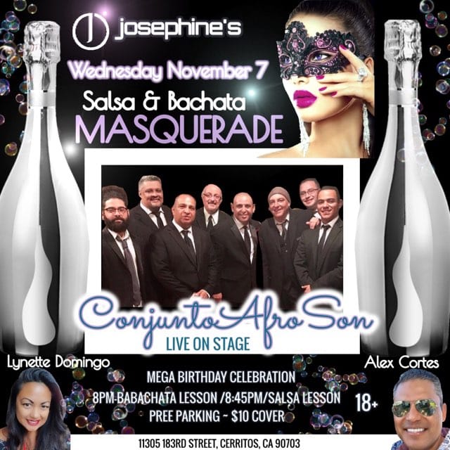 11.07.18 Salsa & Bachata Masquerade Extravaganza