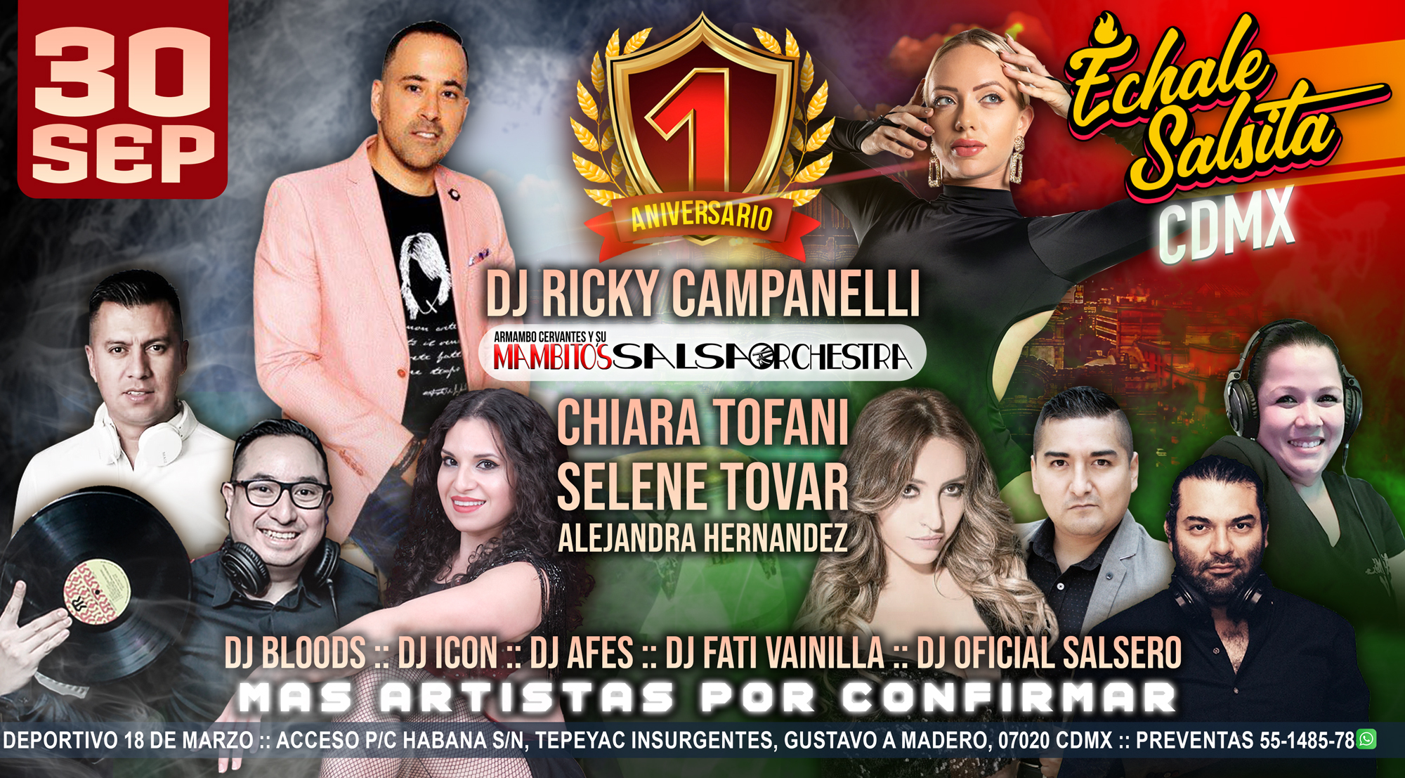 Echale Salsita CDMX 1er Aniversario!