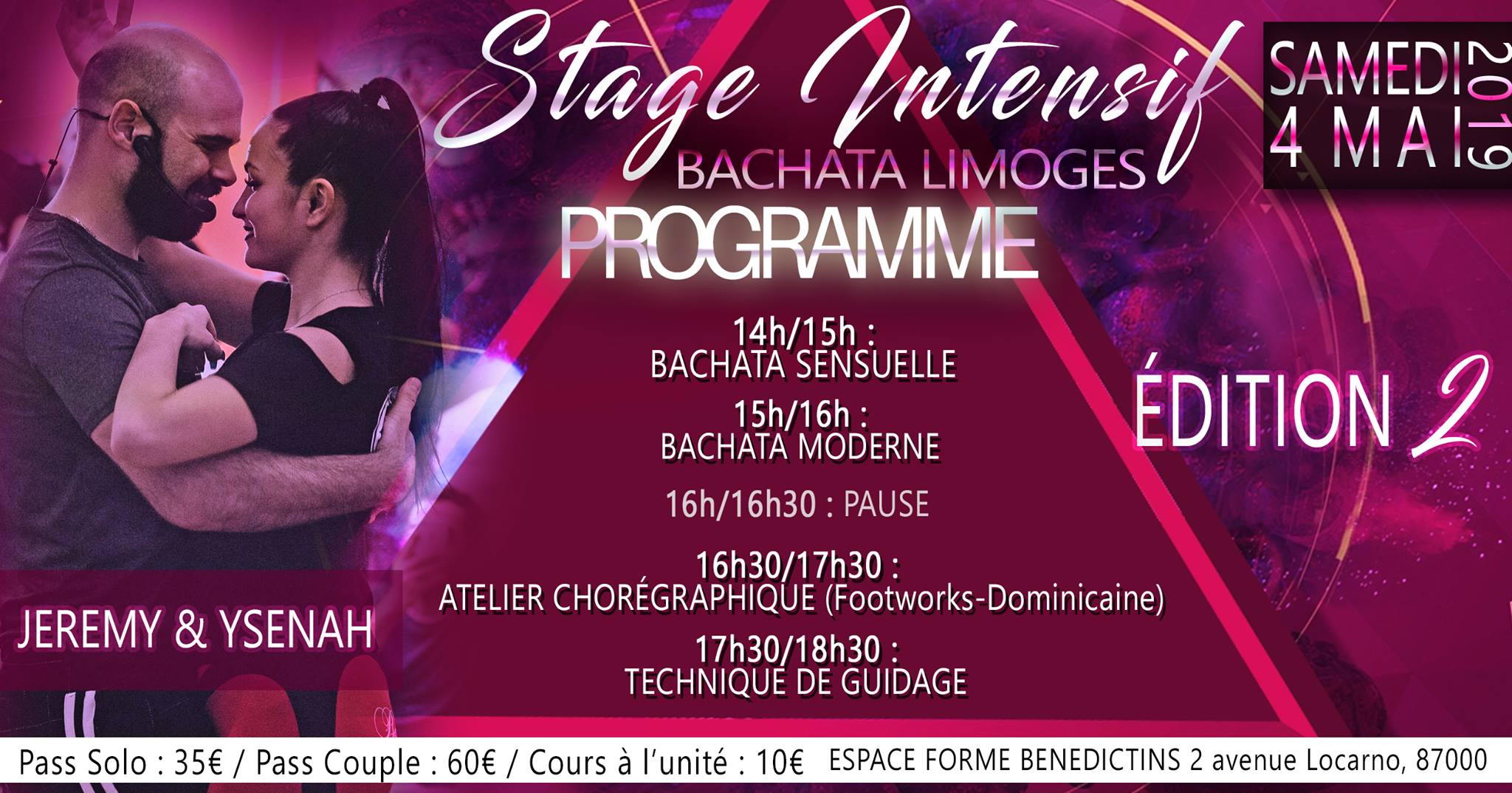 Stage Intensif Bachata Limoges (2ème édition)
