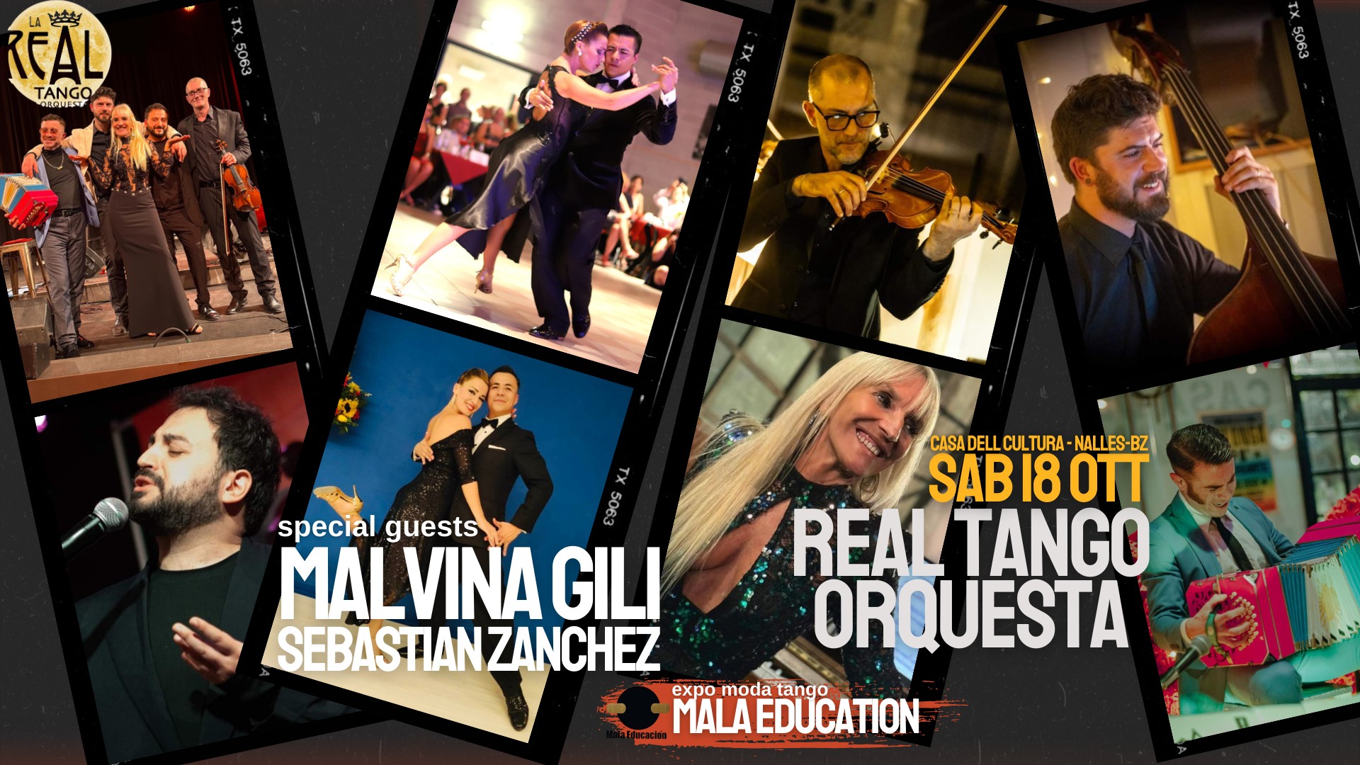 Milonga con Real Tango Orquestra - Ospiti Malvina Gili & Sebastian Zanchez