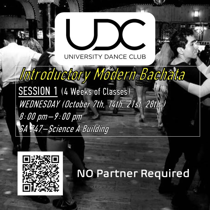 UDC Dance Classes: INTRO. MODERN BACHATA - FALL SESSION