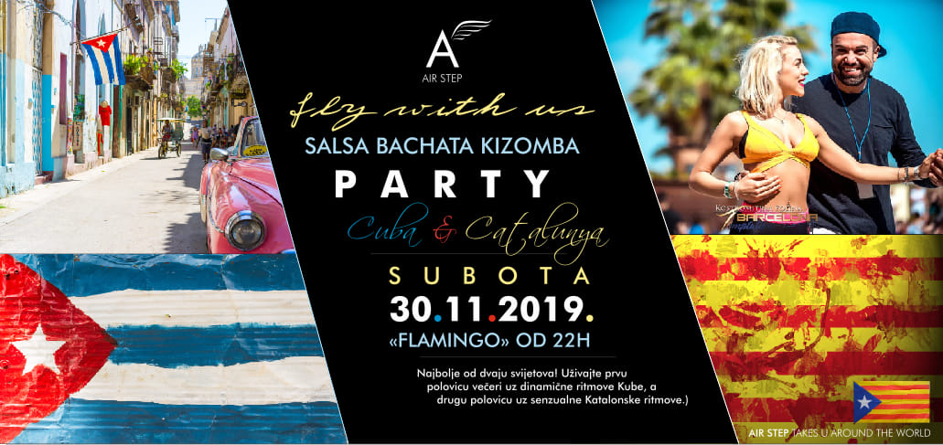AIR STEP PARTY Cuba&Catalunya Salsa Bachata Kizomba